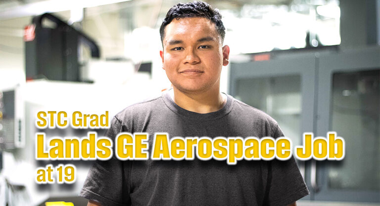 Precision Manufacturing Grad Lands GE Aerospace Job at 19