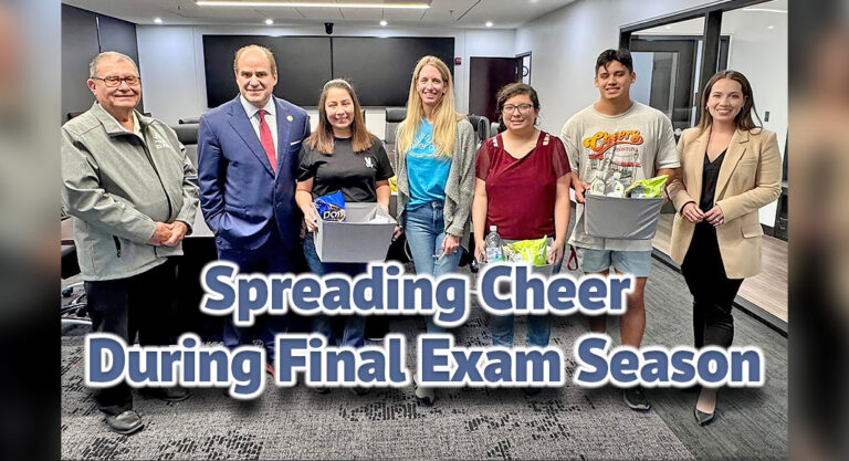 Spreading Cheer During Final Exam Season