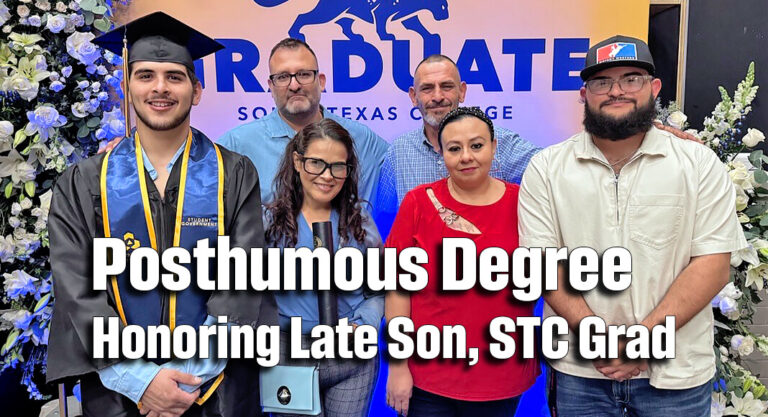 Family Presented Posthumous Degree to Honor Late Son, STC Grad