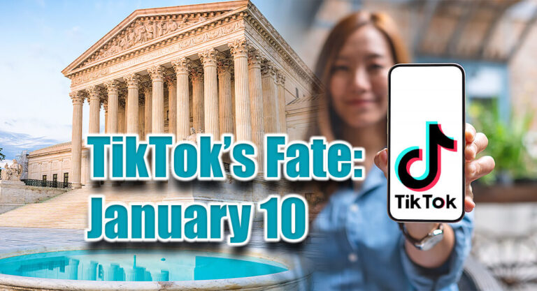 Supreme Court to Hear TikTok Case on January 10, 2025