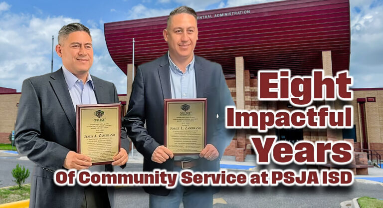 Zambrano Brothers Reflect on Eight Impactful Years of Community Service at PSJA ISD