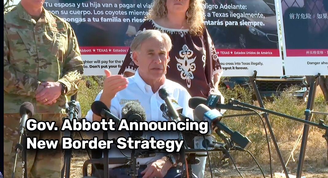 LIVE: Gov. Abbott to Announce New Border Strategy - Texas Border Business