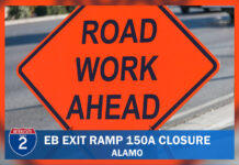 TRAFFIC ALERT- Off-Ramp Closure in Alamo
