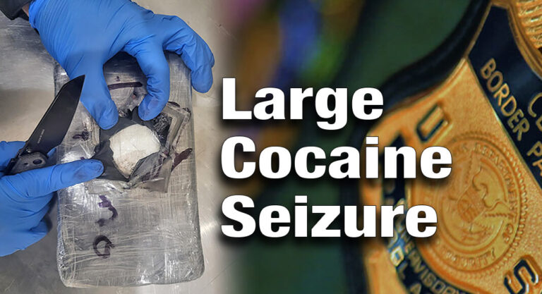 CBP Officers at El Paso Port Make Large Cocaine Seizure
