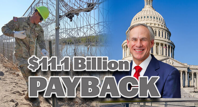 Governor Abbott Calls on U.S. Congress to Reimburse Texas for $11.1B Historic Border Security Efforts