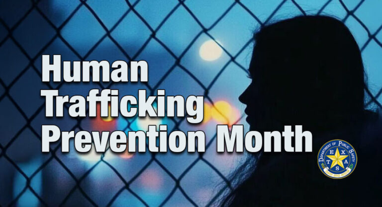 DPS Recognizes Human Trafficking Prevention Month