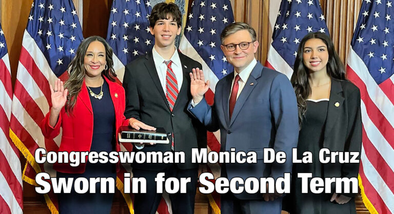 South Texas Congresswoman Monica De La Cruz Sworn in for Second Term