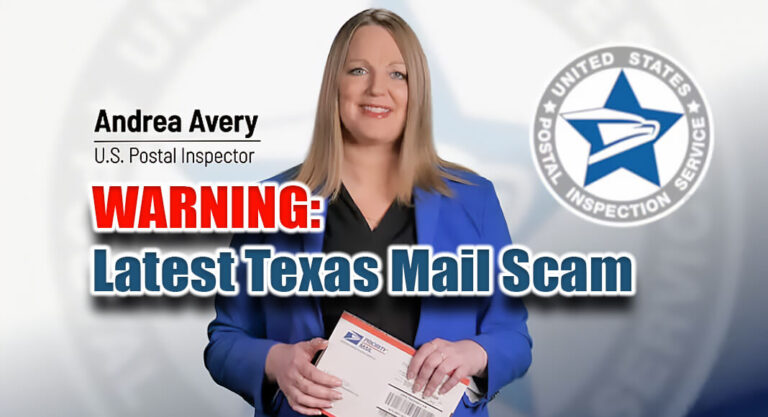 Beware of the Latest Texas Mail Scam, Warns the Postal Service