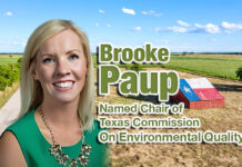 Paup Named Chair of Texas Commission on Environmental Quality