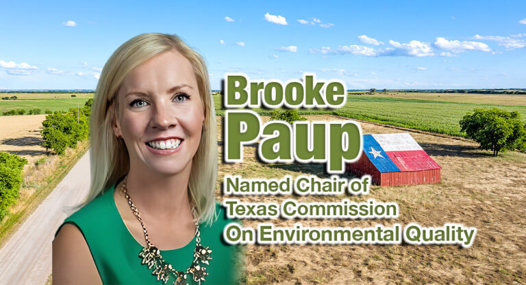 Paup Named Chair of Texas Commission on Environmental Quality