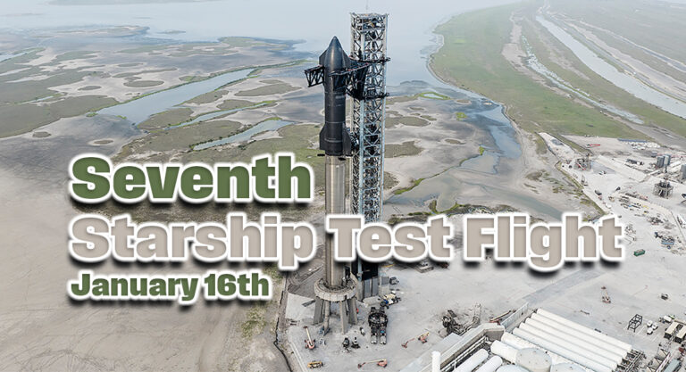 Seventh Starship Test Flight, January 16th