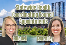 Governor Appoints Bell & Day to Statewide Health Coordinating Council