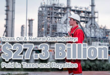 Texas Oil & Natural Gas Industry Pays Record $27.3 Billion in Taxes and Royalties