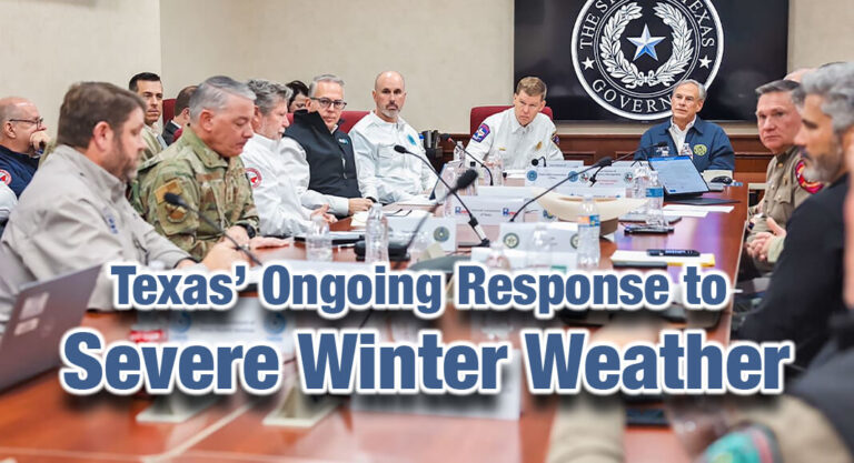 Governor Provides Update on Texas’ Ongoing Response to Severe Winter Weather