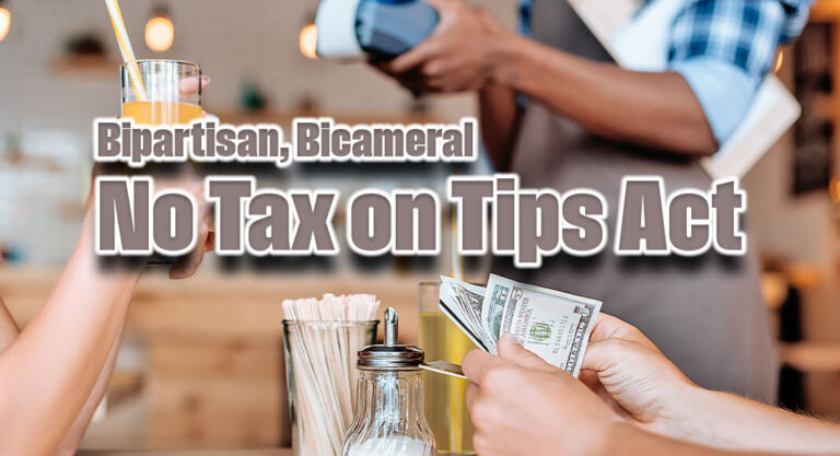 Sen. Cruz Introduces Bipartisan, Bicameral No Tax on Tips Act