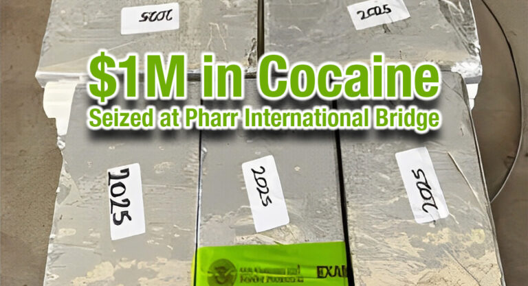 CBP Officers Seize $1M in Cocaine at Pharr International Bridge