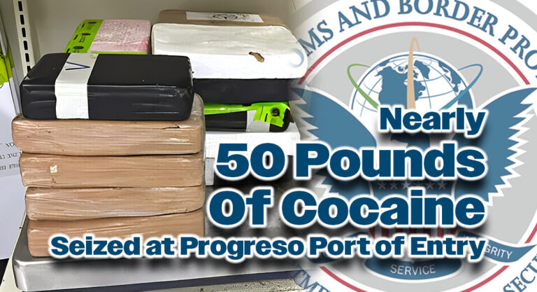 CBP Officers Seize Nearly $640k of Cocaine at Progreso Port of Entry