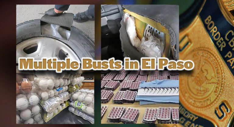 El Paso Area CBP Officers Make Multiple Busts