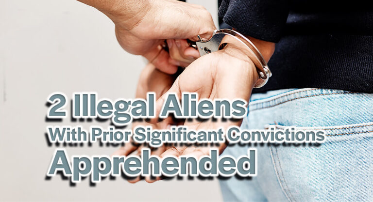 Laredo Agents Apprehend 2 Illegal Aliens with Prior Significant Convictions