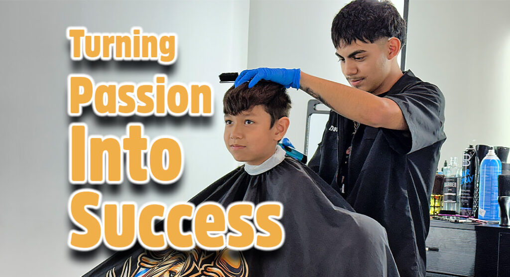 At just 18 years old, David De Leon the PSJA Memorial Early College High School Class of 2024 graduate is the proud owner of The LionsCage Barbershop in San Juan, proving that with dedication, skill, and the right opportunities, success can start early. Image courtesy of PSJA ISD