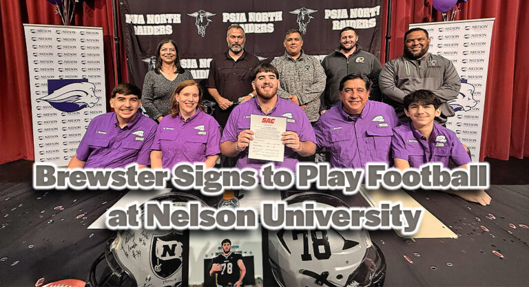 Brewster Signs to Play Football at Nelson University