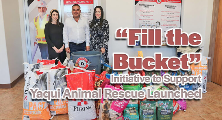 “Fill the Bucket” Initiative to Support Yaqui Animal Rescue through Feb. 21st