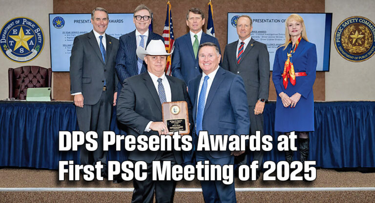 DPS Presents Awards at First PSC Meeting of 2025