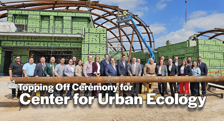 City of McAllen & Quinta Mazatlán Topping Off Ceremony for Center for Urban Ecology