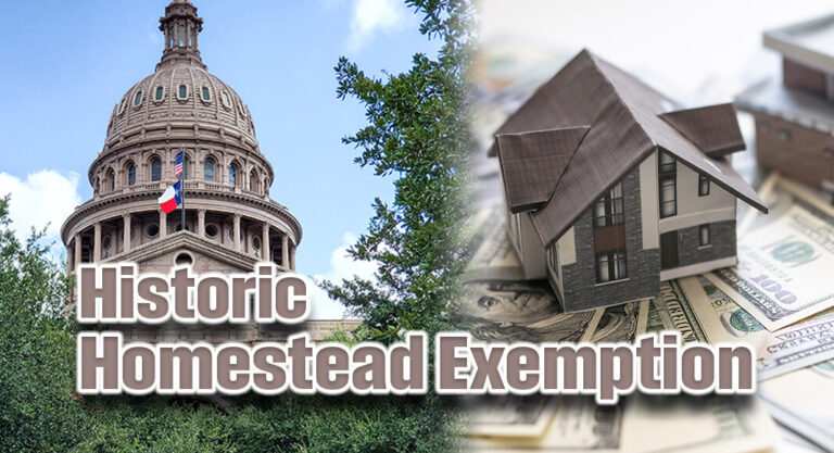 Texas Senate Advances Historic Homestead Exemption Increase to Alleviate Property Tax Burden