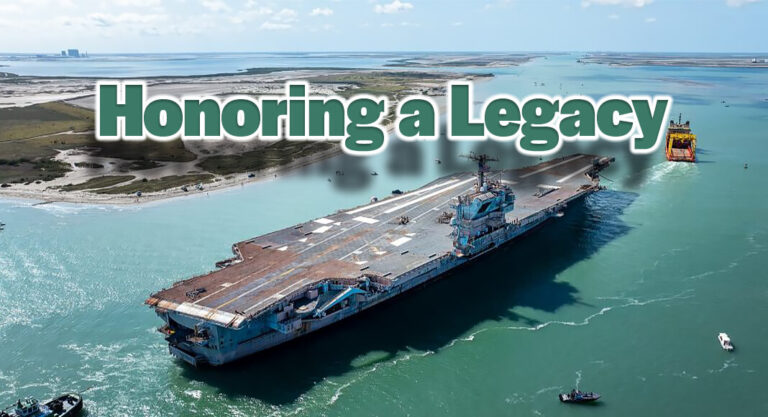 USS John F. Kennedy Makes Final Voyage to Port of Brownsville