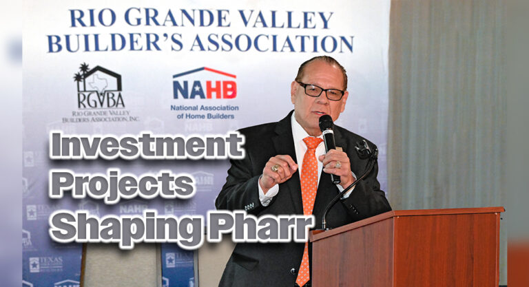 Victor Perez Showcases Pharr’s Growth and Investment Potential at the RGV Builders Association Meeting
