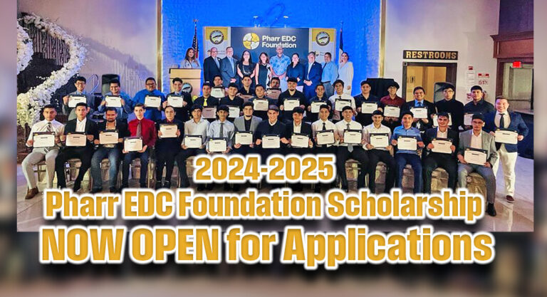 2024-2025 Pharr EDC Foundation Scholarship NOW OPEN for Applications