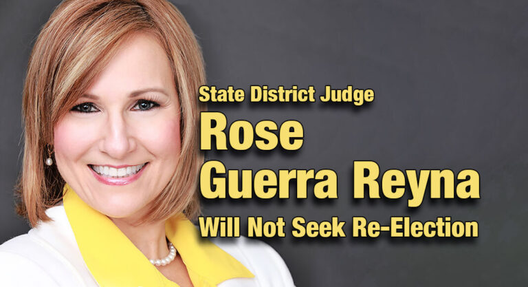 State District Judge Rose Guerra Reyna Will Not Seek Re-Election 