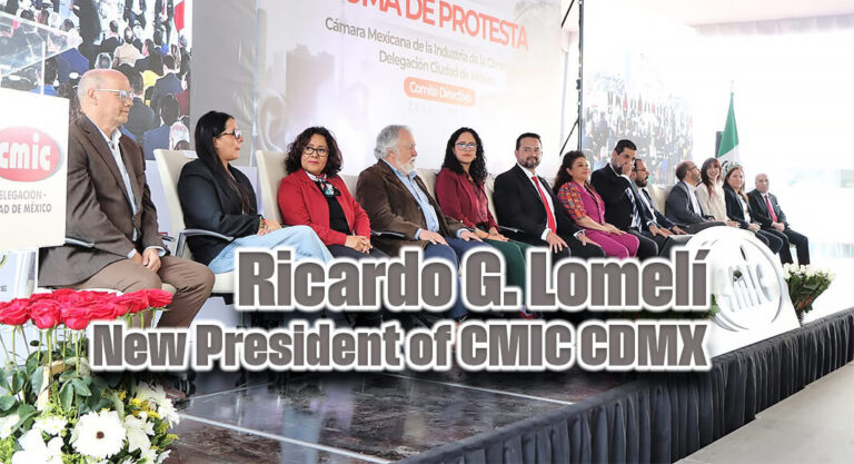 Ricardo G. Lomelí, New President of CMIC CDMX in a Highly Significant Event