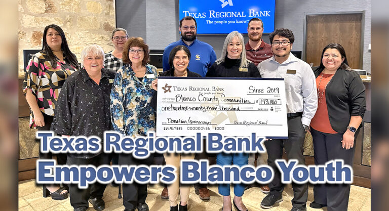 Texas Regional Bank Empowers Blanco Youth