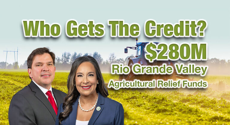 De La Cruz and Gonzalez Clash Over Credit for Rio Grande Valley Agricultural Relief Funds