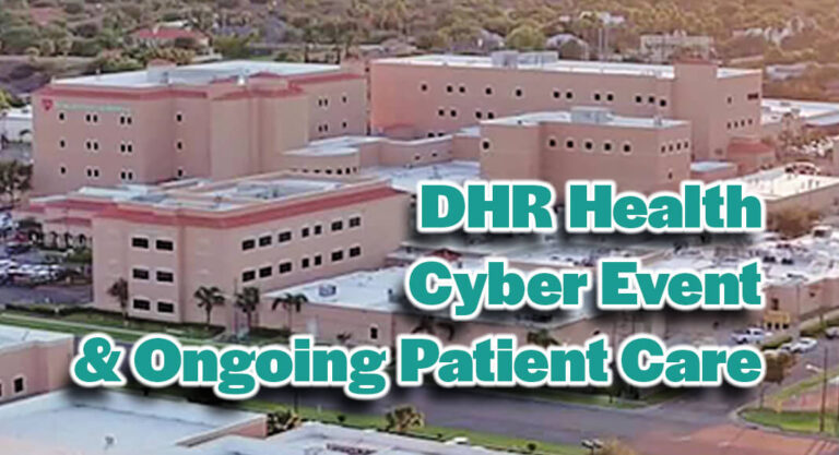 DHR Health Statement on Cyber Event & Ongoing Patient Care