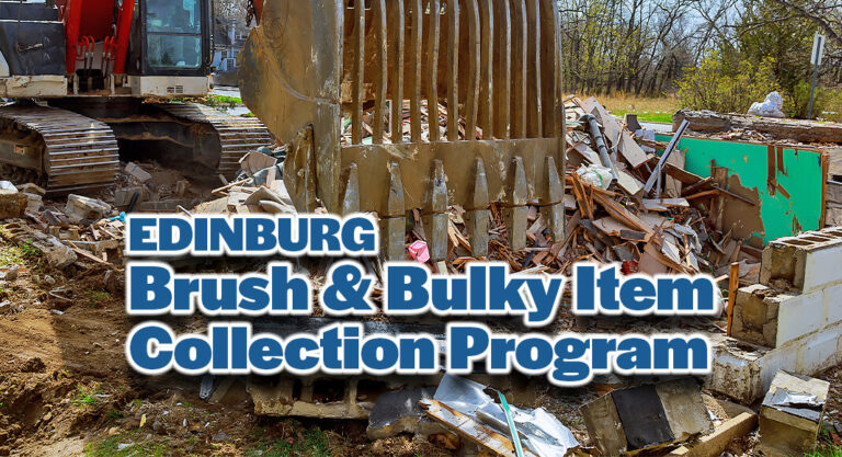 Edinburg Launches Brush & Bulky Item Collection Program To Assist Residents Following Heavy Rain