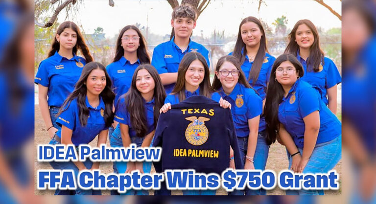 IDEA Palmview FFA Chapter Wins $750 Grant