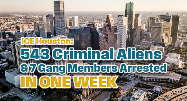 ICE Arrests 543 Criminal Aliens, 7 Gang Members in Houston in Week-long Operation