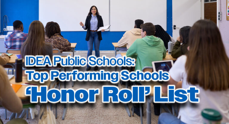 IDEA Public Schools Recognized as Top Performing Schools in ERP’s ‘Honor Roll’ List 
