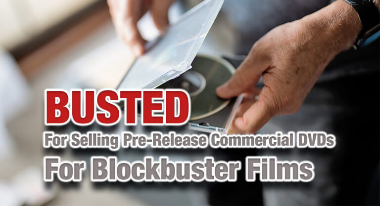 Employee at Multinational DVD Company Charged with Stealing