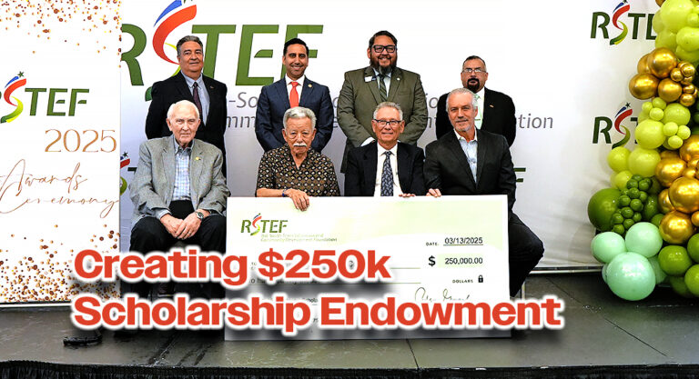 Creating a Scholarship Endowment for TSTC Students with $250k (RSTEF) Award