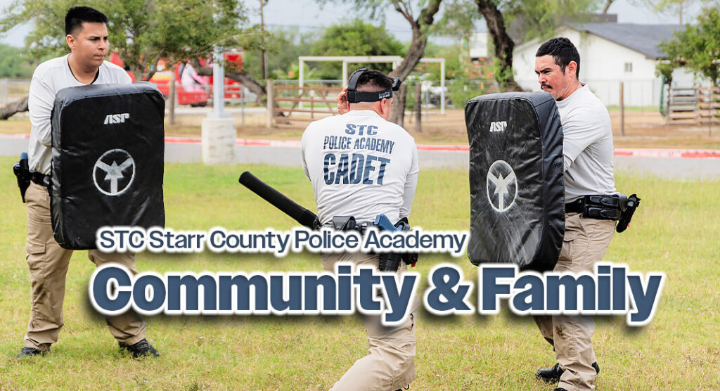 South Texas College police cadets train recently at the STC’s Regional Center for Public Safety (RCPSE) in Pharr. STC Image