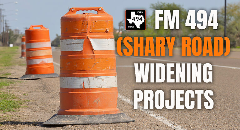 Shary Road Widening Projects Set for Construction in Mid-March