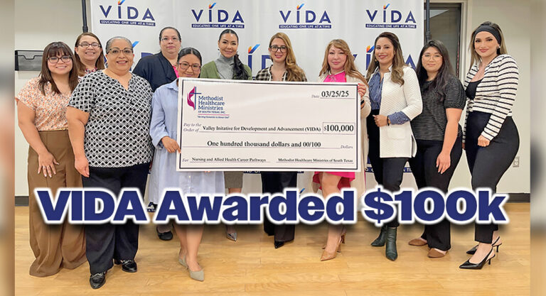 Methodist Healthcare Ministries of South Texas, Inc. Awards $100k to VIDA