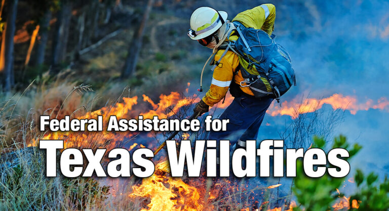 Governor Announces Federal Assistance for Texas Wildfires