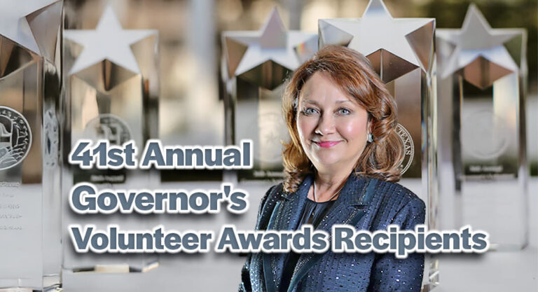 41st Annual Governor’s Volunteer Awards Recipients