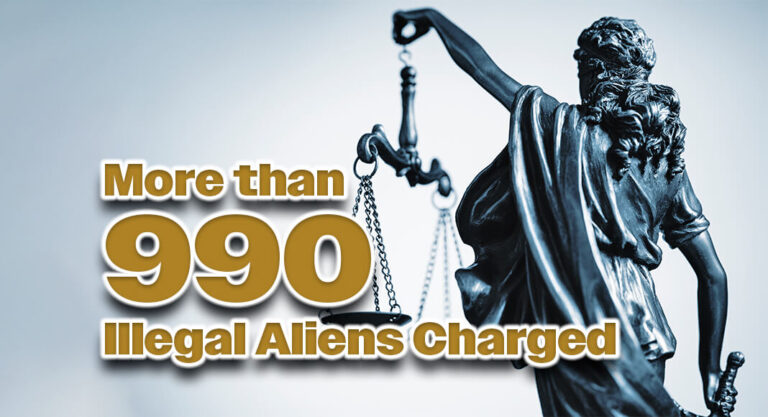 More than 990 Illegal Aliens Charged with Immigration-Related Crimes During the Fourth Week in April