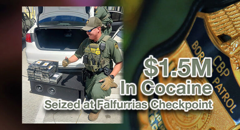 CBP Seizes $1.5M in Cocaine at Falfurrias Checkpoint